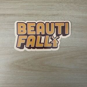 Dutch Bros Brown and Tan Fall Sticker